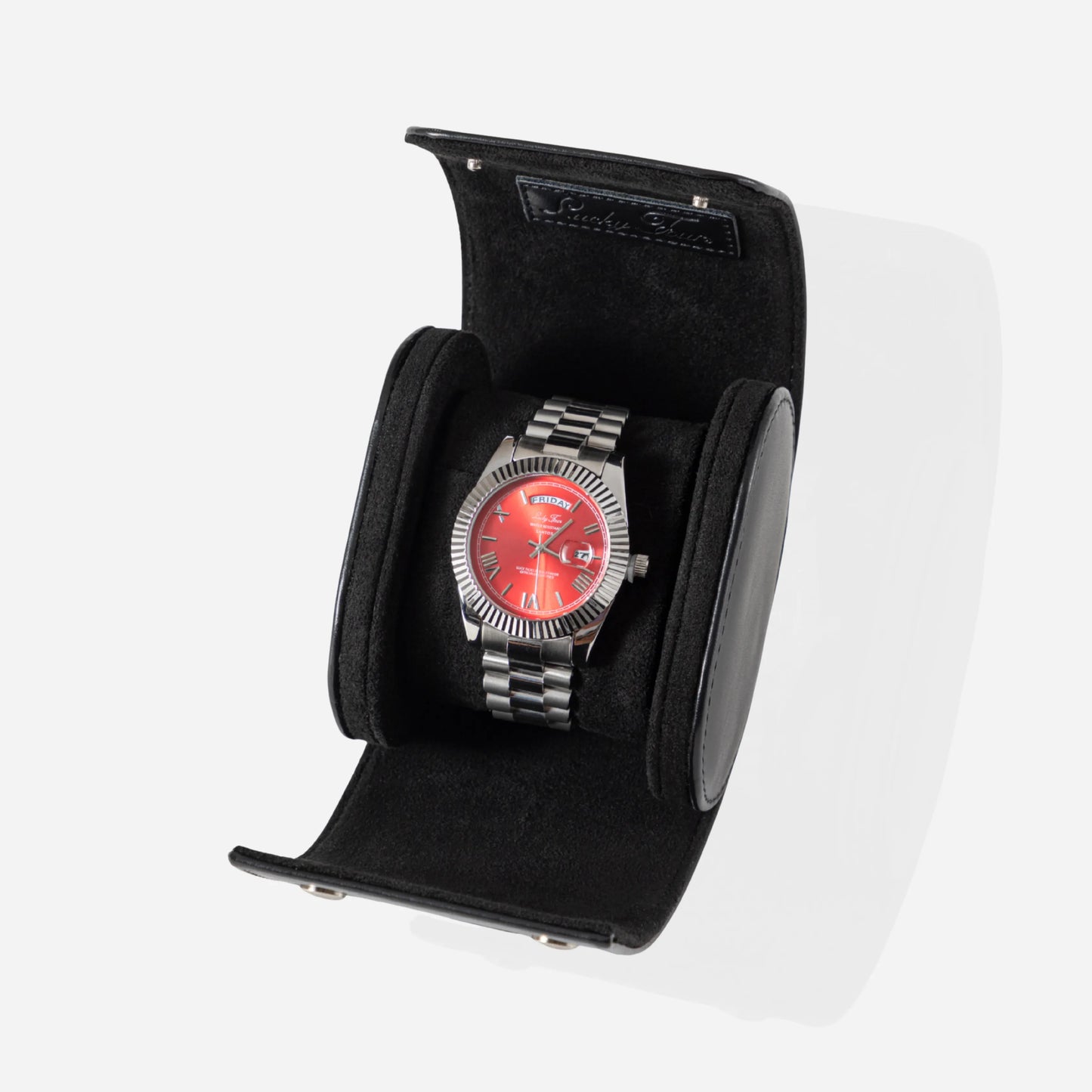 Estuche para relojes de cuero de primera calidad