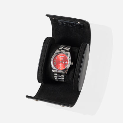 Estuche para relojes de cuero de primera calidad