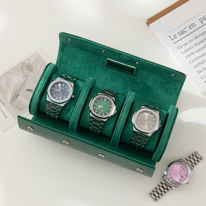 Estuche para relojes de cuero de primera calidad