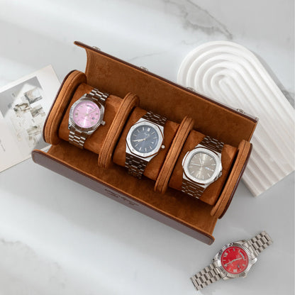 Estuche para relojes de cuero de primera calidad