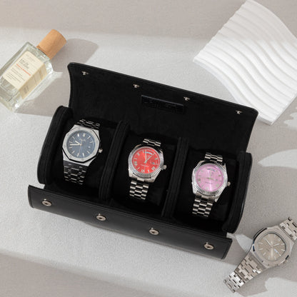 Estuche para relojes de cuero de primera calidad