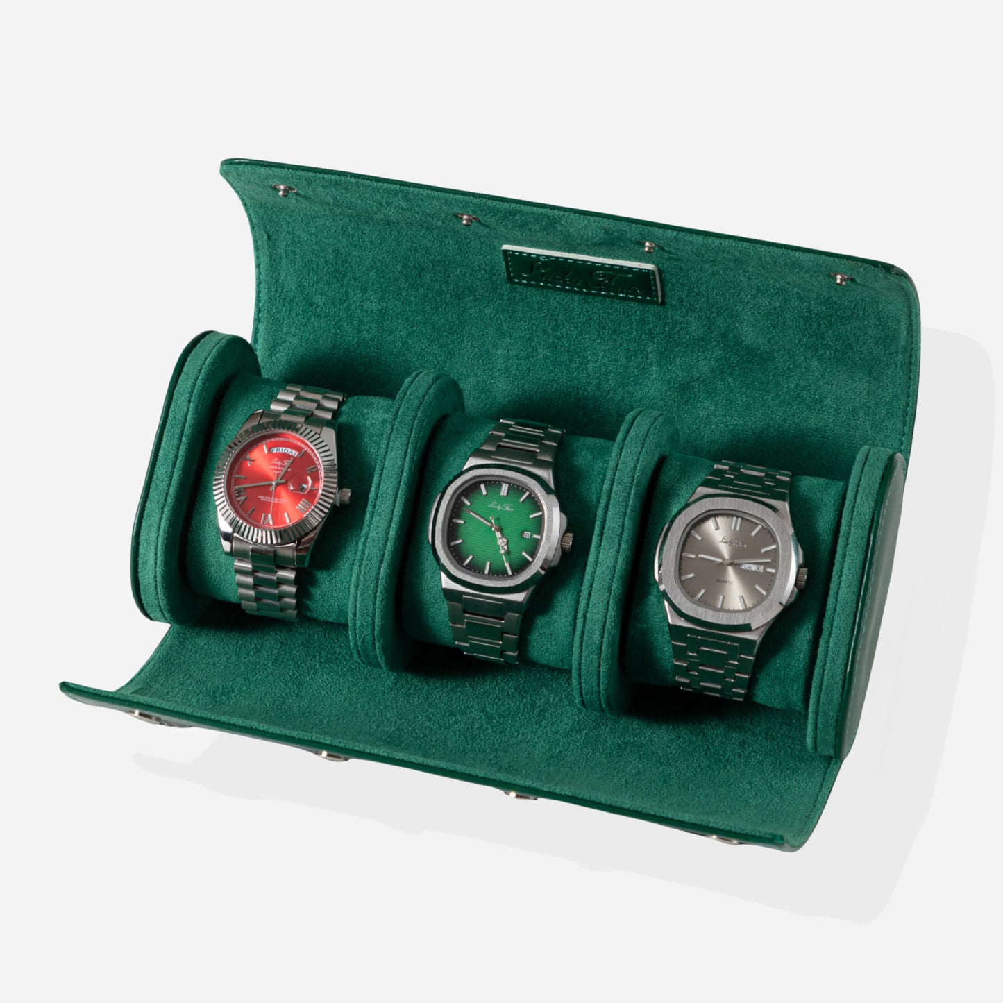 Estuche para relojes de cuero de primera calidad